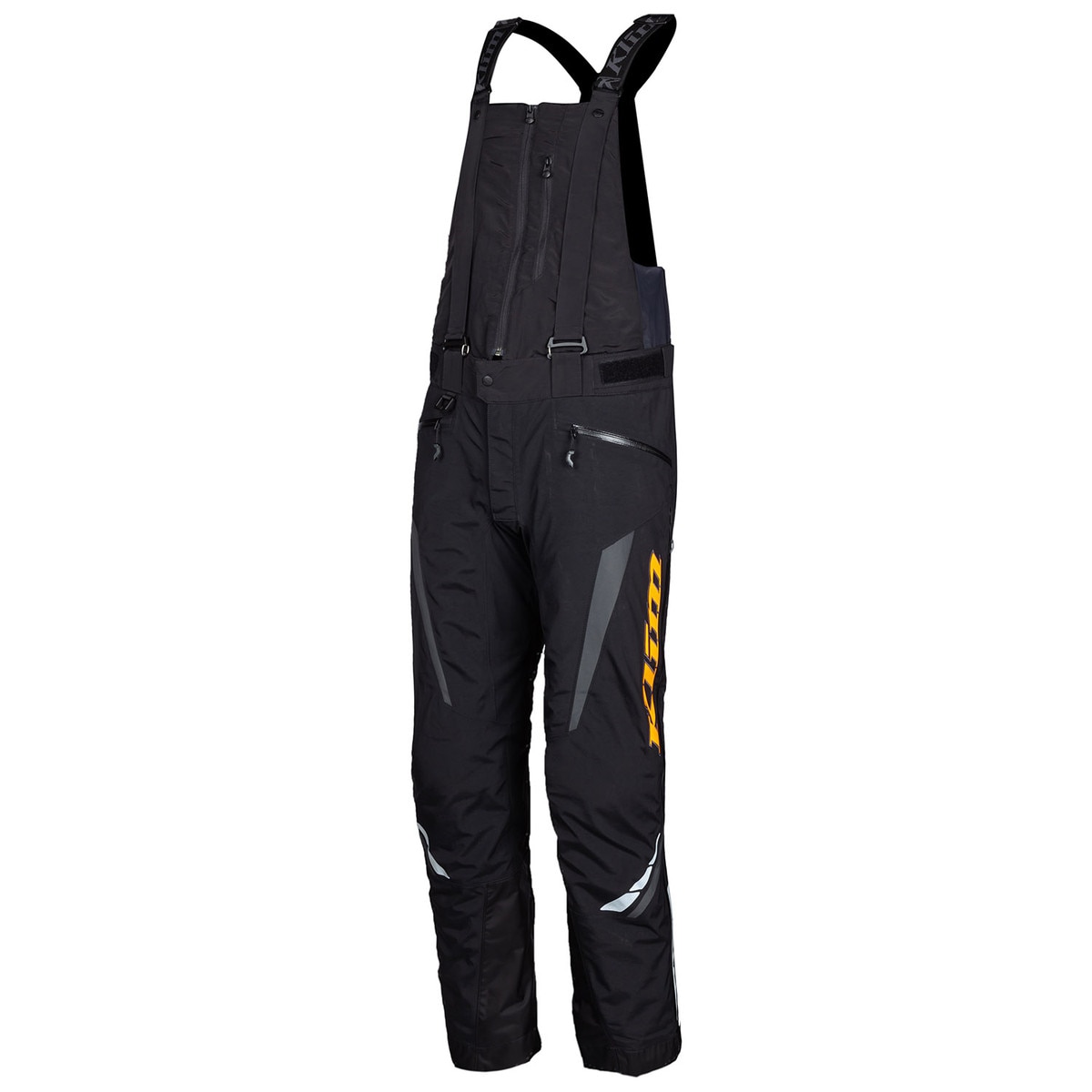 Byxa Klim Keweenaw Bib, Black Strike Orange