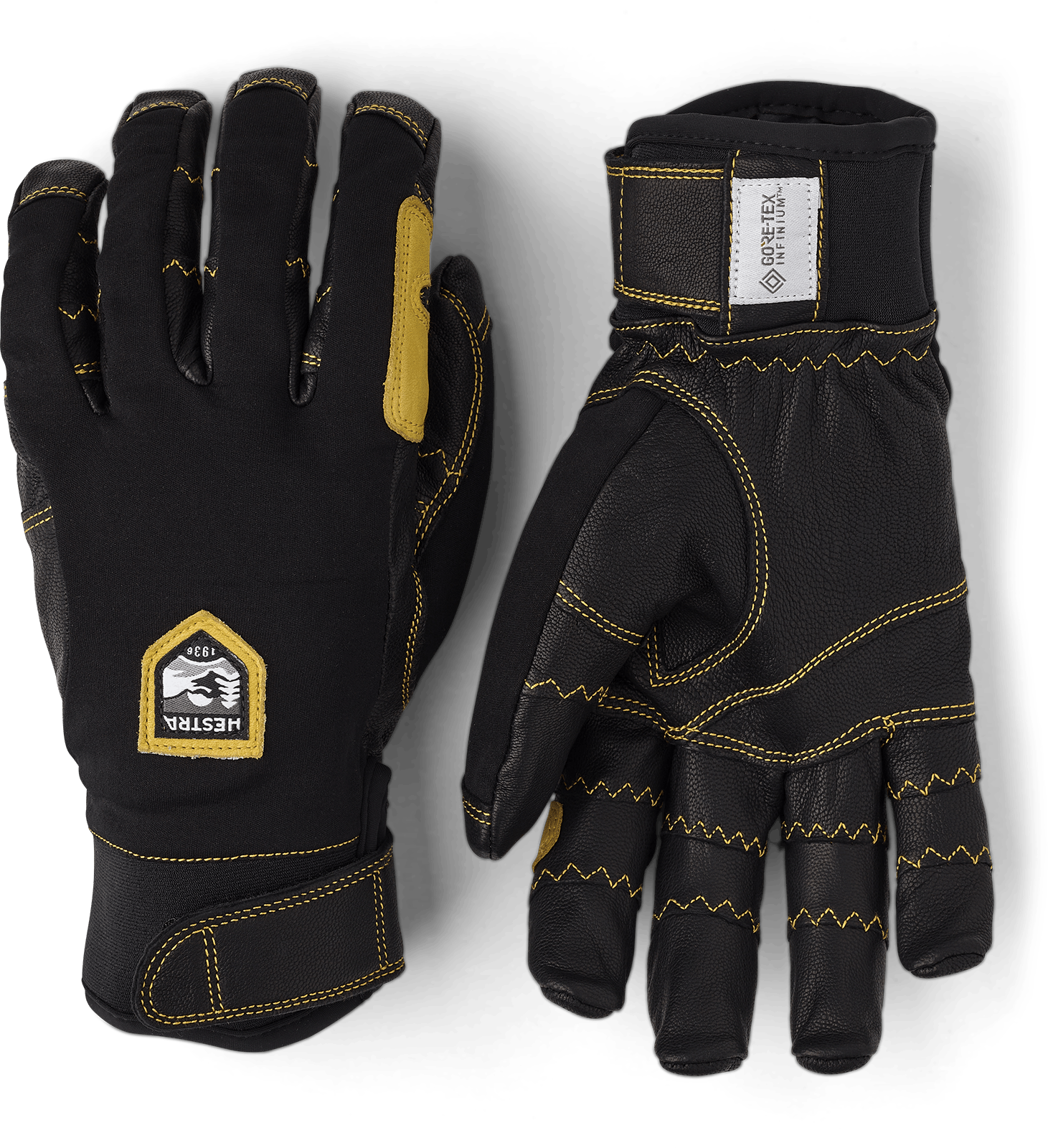 Handskar Hestra Ergo Grip Active, Svart