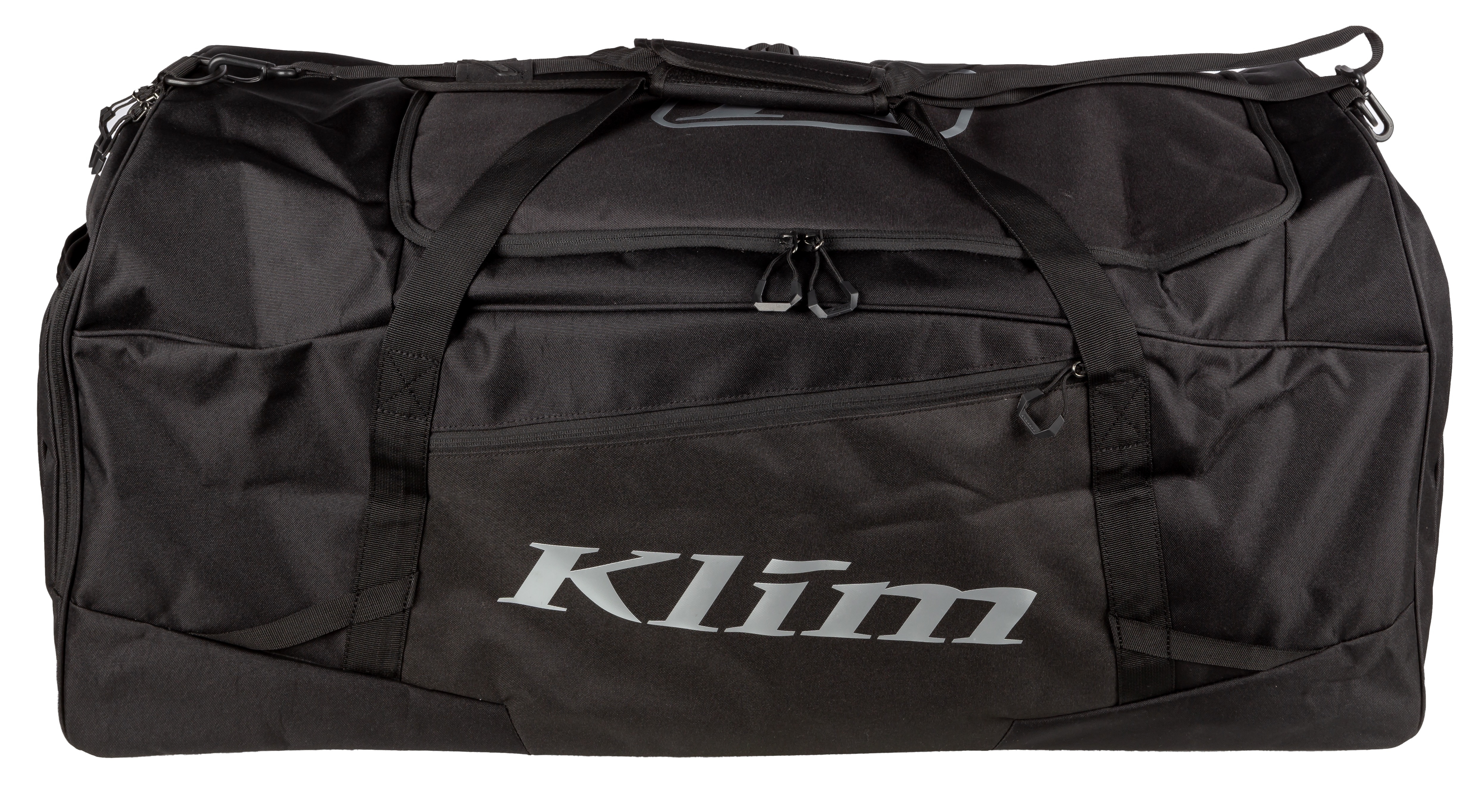 Klim Drift Gear Bag, Black - Metallic Silver