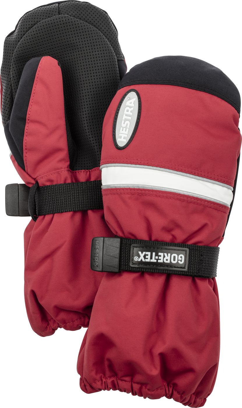 Handskar Hestra Gore-Tex Kid´s Mitt, Röd
