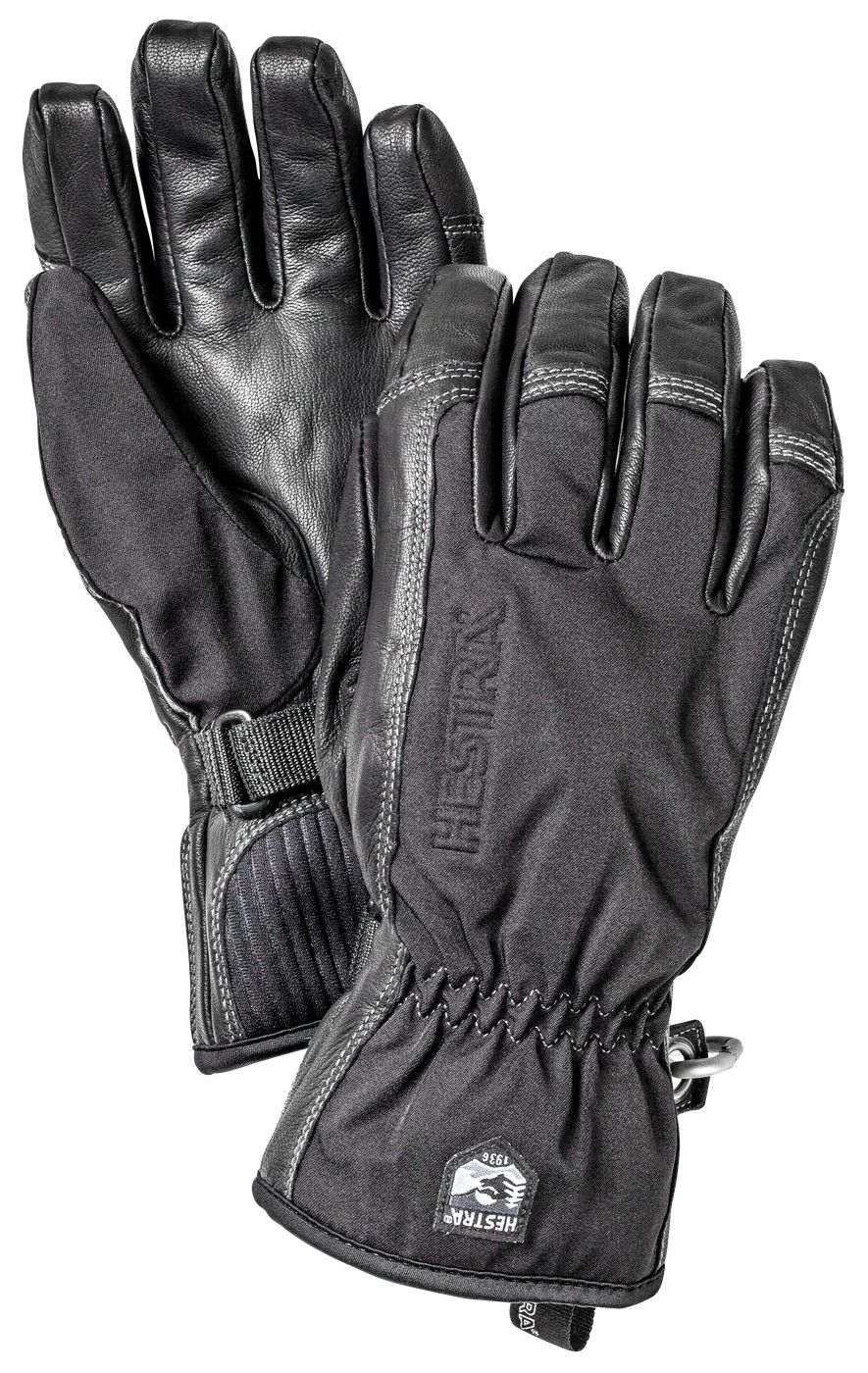 Handskar Hestra Army Leather Softshell, Svart