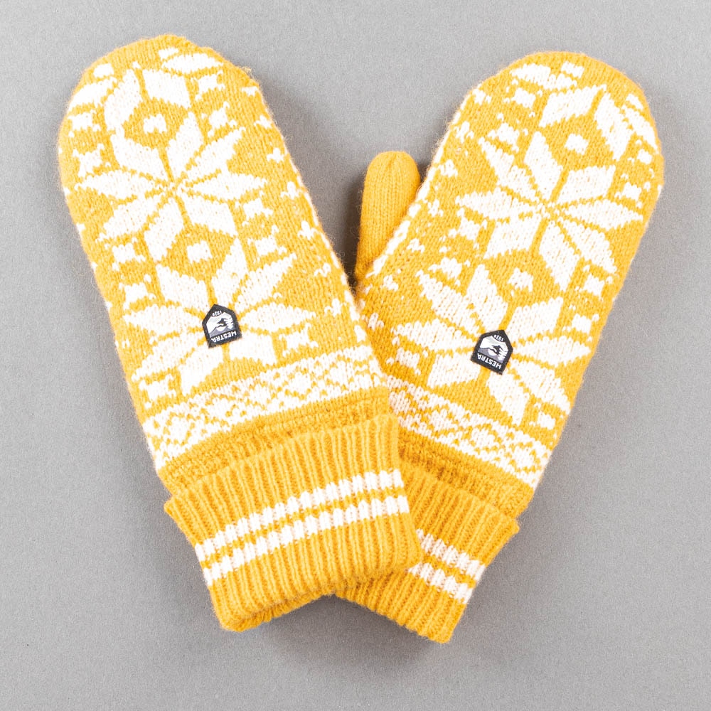 Vantar Hestra Isvik Mitt, Mustard/Offwhite