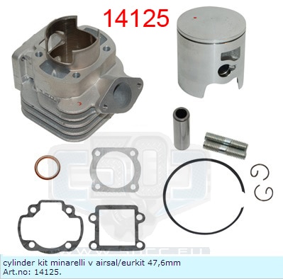 Cylindersats Minarelli V 70cc 47.6mm Airsal