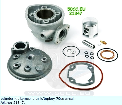 Cylinder Airsal 70cc 47mm, Kymco Dink