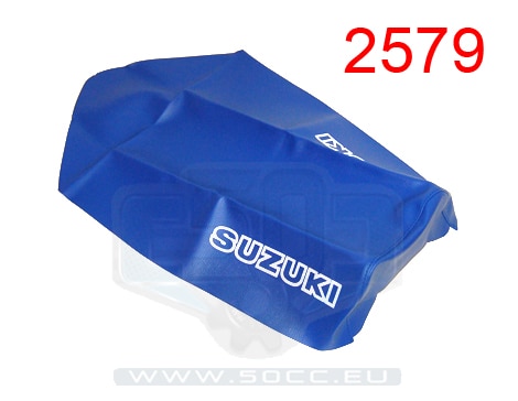 Sadelklädsel Suzuki TS50X, Blå