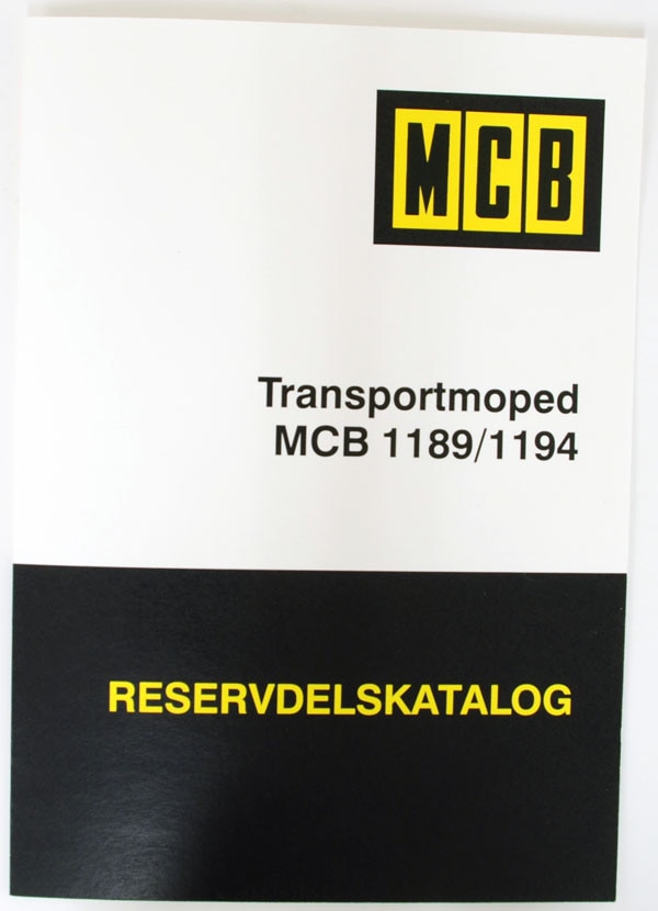 Reservdelskatalog MCB 1189/1194 - PM