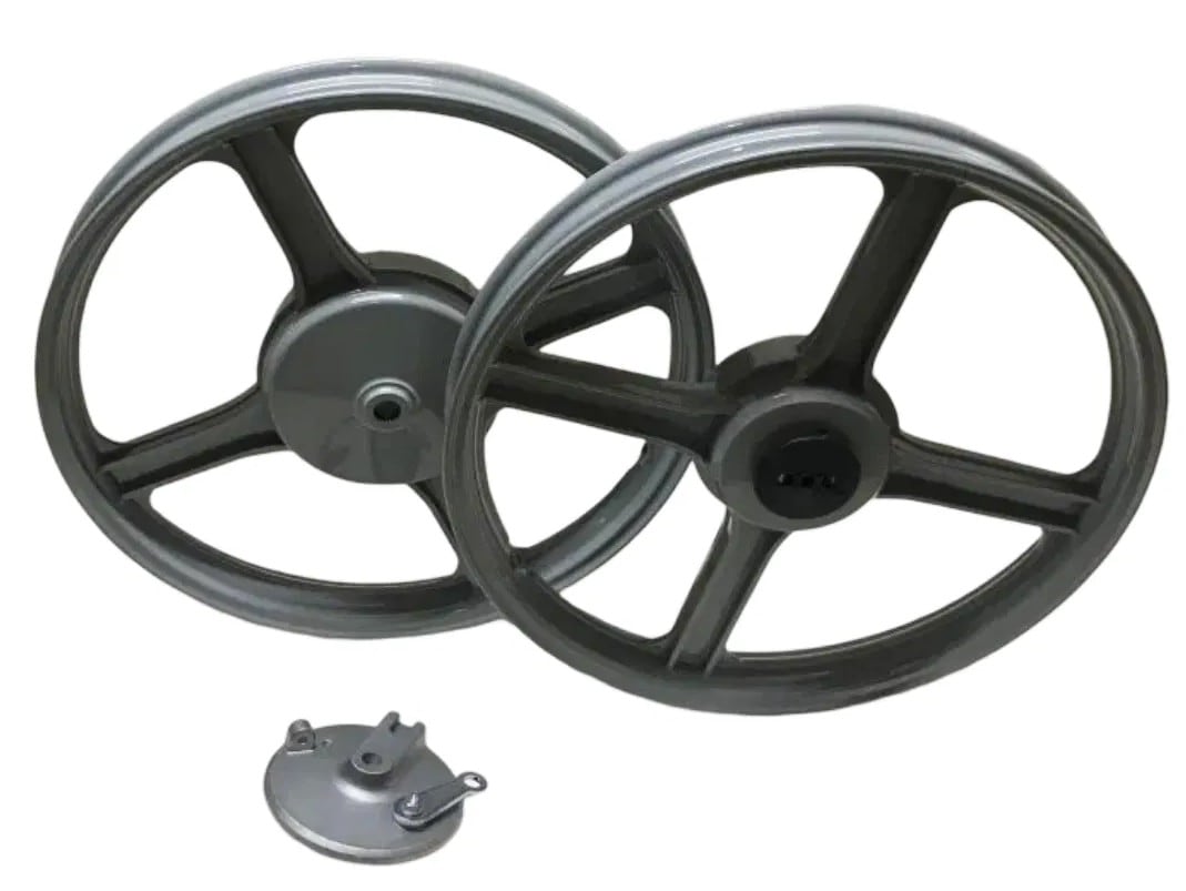 Hjulsats Piaggio Grå