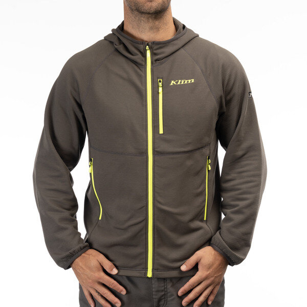 Hoodie Klim Highline, Asphalt - Hi-Vis