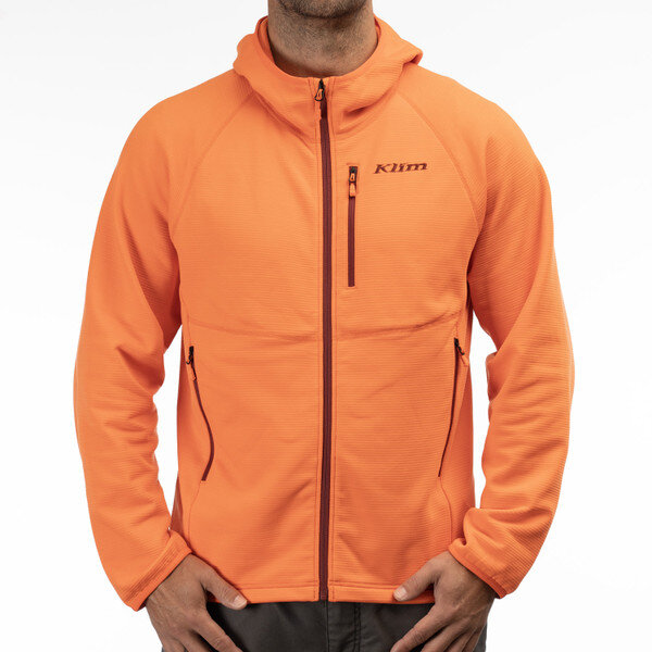 Hoodie Klim Highline, Red Orange - Cabernet