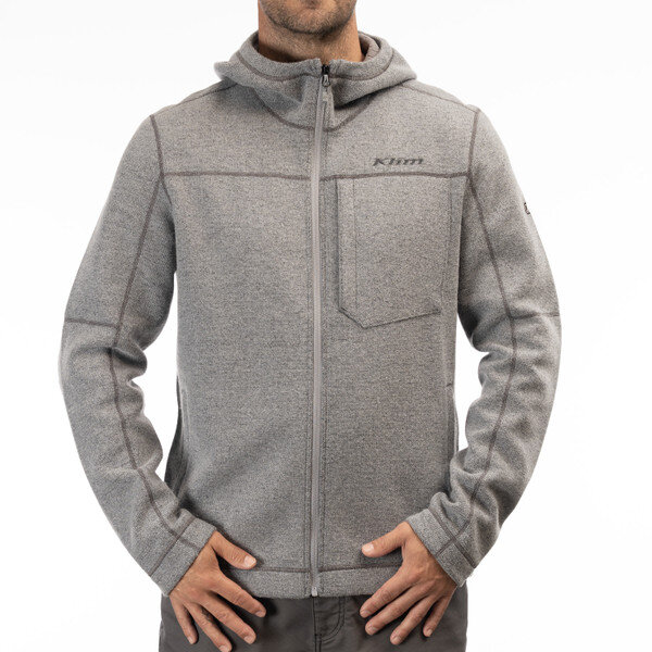 Hoodie Klim Bighorn Canyon Wool, Monument Heather