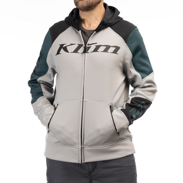 Hoodie Klim Stealth, Monument - Black