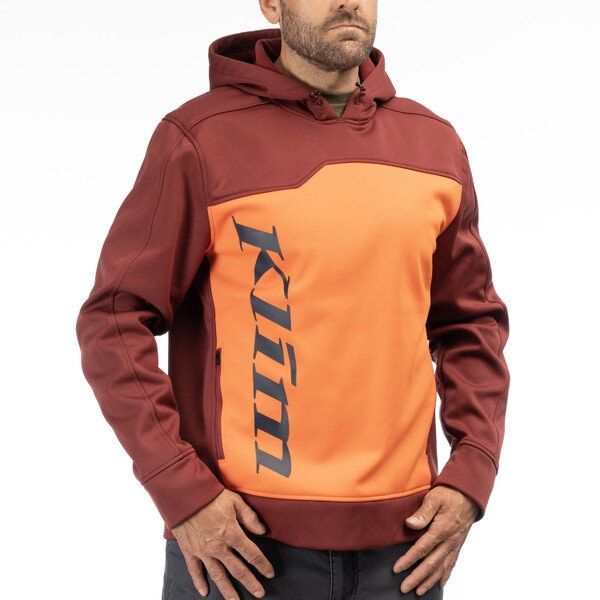 Hoodie Klim Accelerator, Cabernet - Red Orange