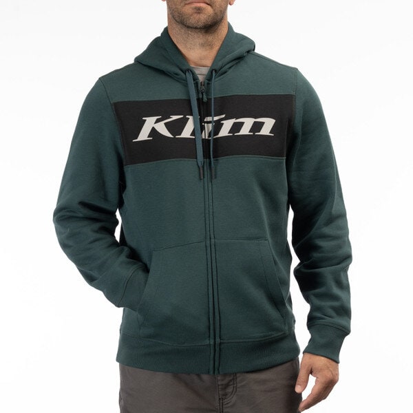 Hoodie Klim Trailslide, Dark Sea - Black