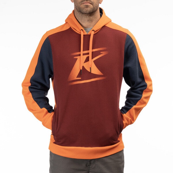 Hoodie Klim Drift, Cabernet - Red Orange