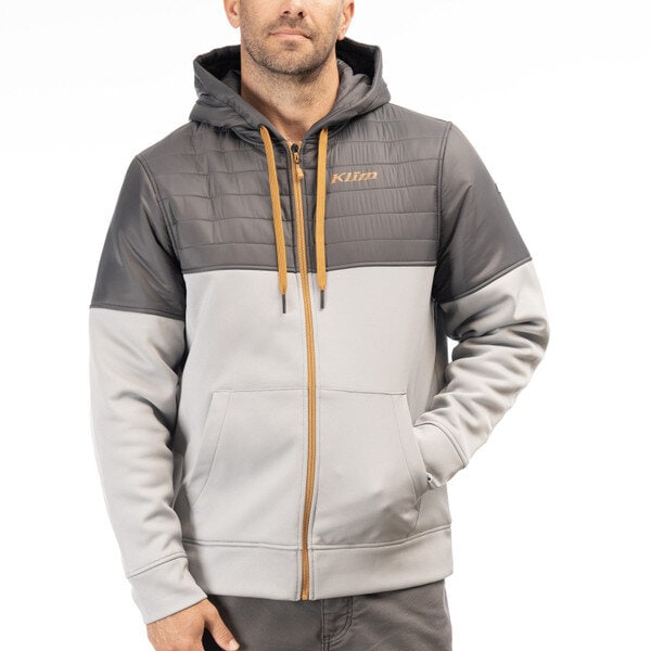 Hoodie Klim Tamarack, Monument - Asphalt