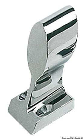 Ändfäste för ledstång 25mm Osculati