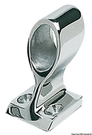 Mittfäste för ledstång 25mm Osculati