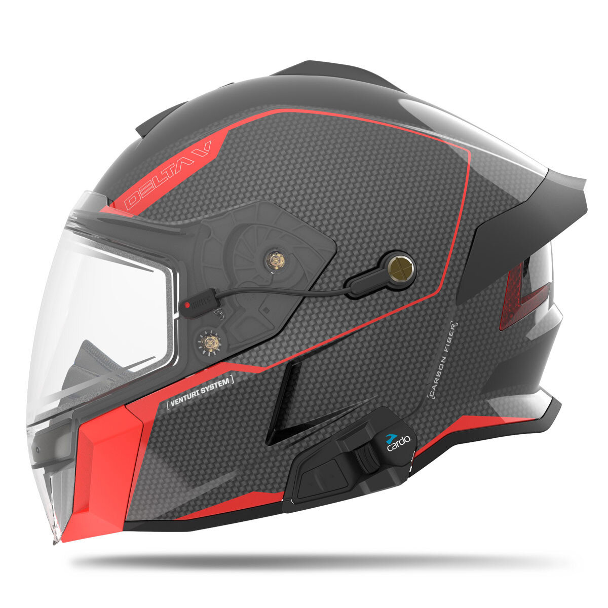 Hjälm 509 Delta V Carbon Commander, Racing Red