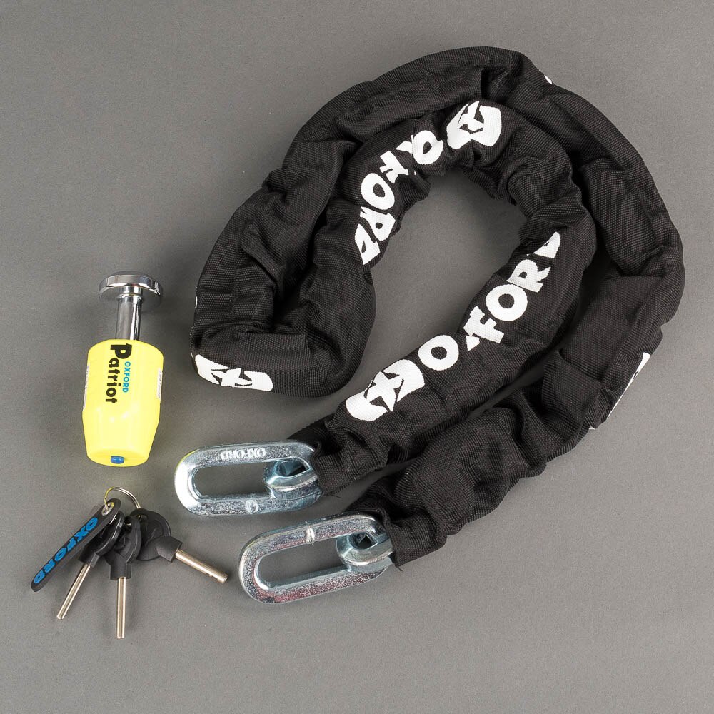 Lås Oxford Patriot chain 1,5 m, inkl. lås
