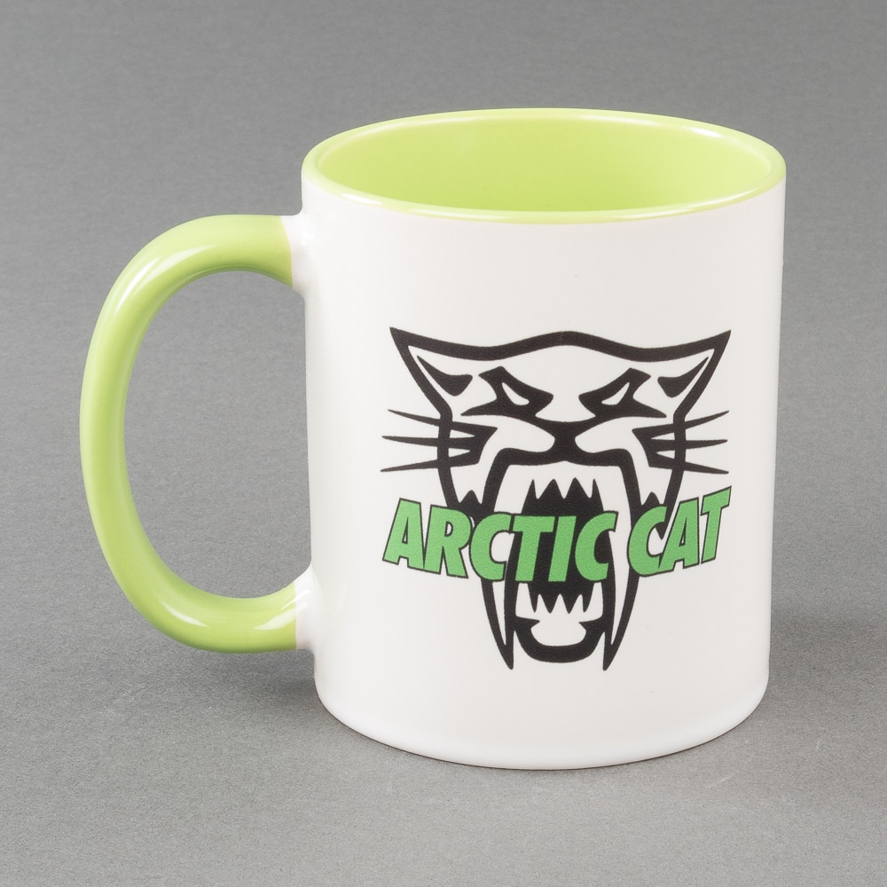 Mugg Vit/Grön Arctic Cat