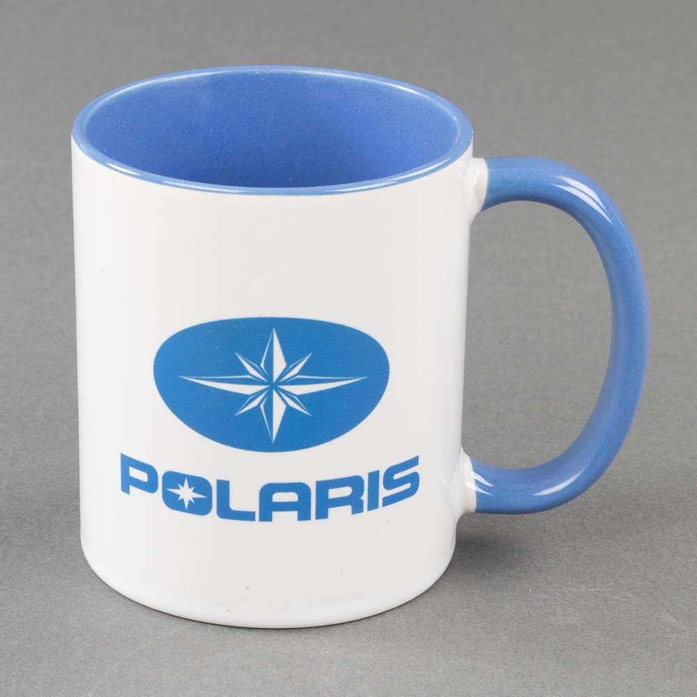 Mugg Vit/Blå Polaris