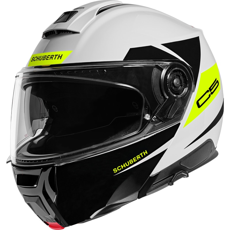 Hjälm Schuberth C5 Eclipse, Yellow/White