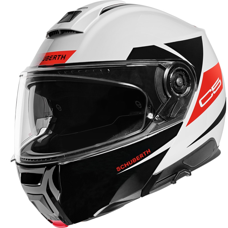 Hjälm Schuberth C5 Eclipse, Red/White