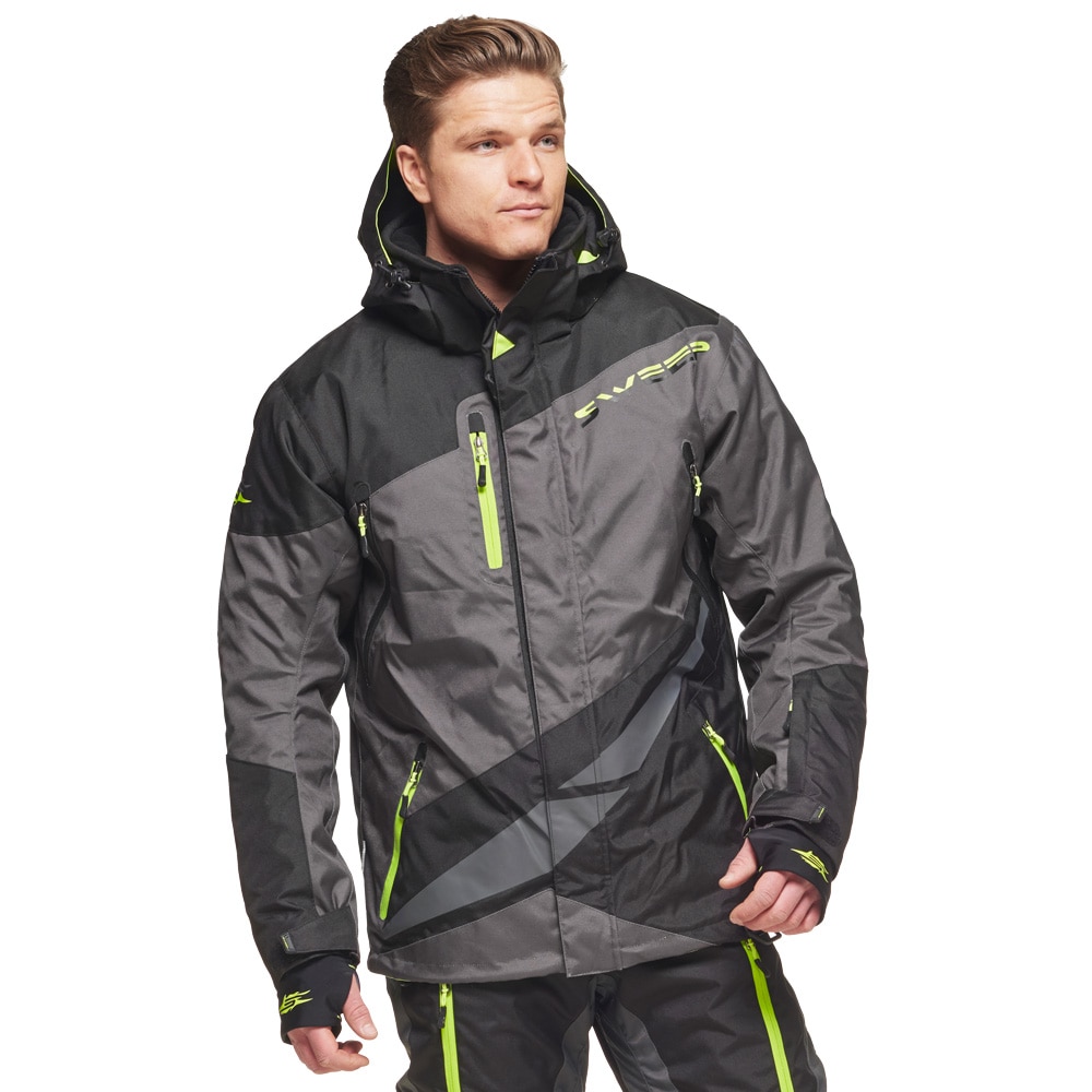 Jacka Sweep Rush Snowmobile Touring, Svart/Grå