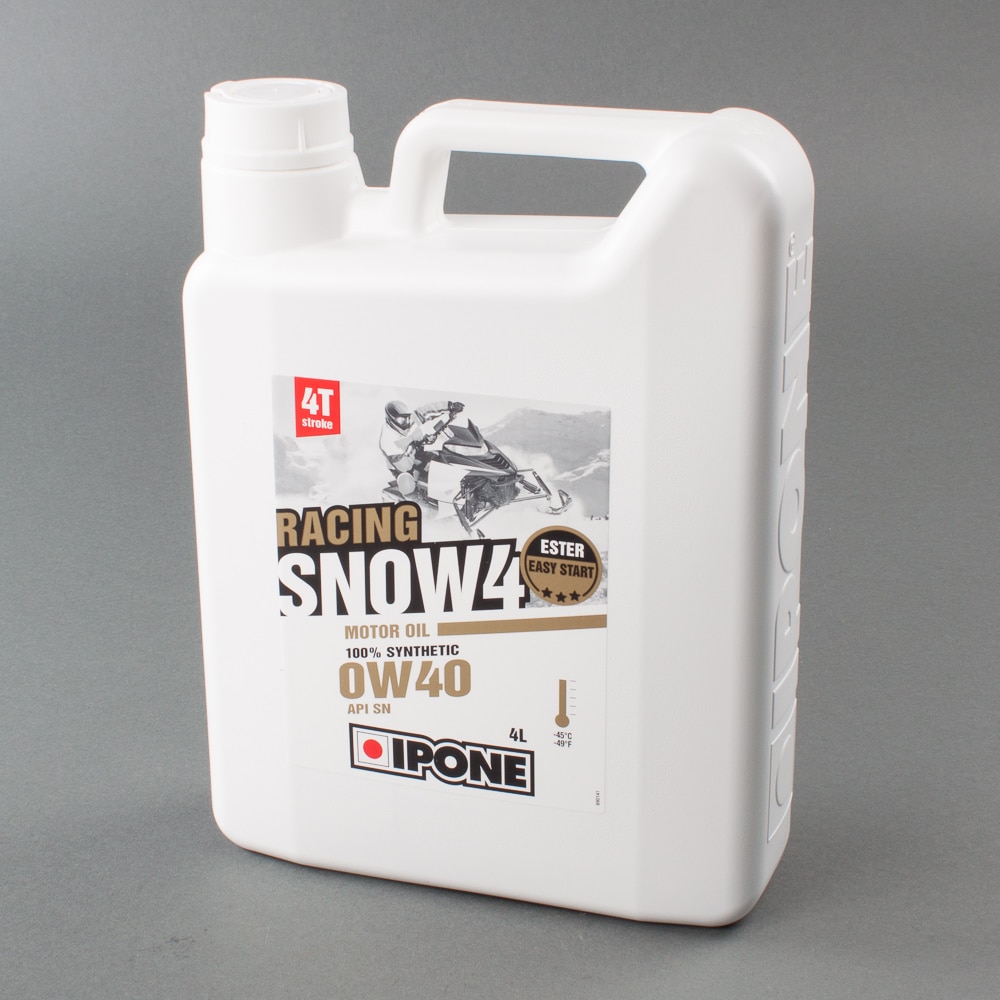 4-taktsolja Ipone Snow Racing 0W-40 4 Liter