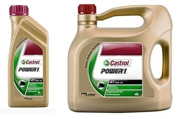 Olja Castrol Power 1 GPS 4T delsyntyntet 10W-40