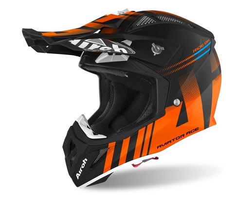 Hjälm Airoh Aviator Ace Nemesi Orange Gloss