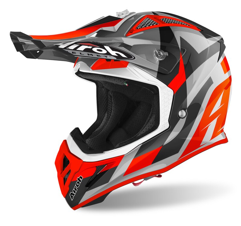 Hjälm Airoh Aviator Ace Trick Red