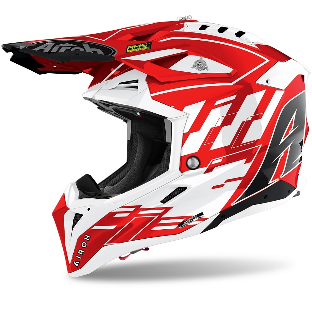 Hjälm Airoh Aviator 3, Rampage Red Gloss