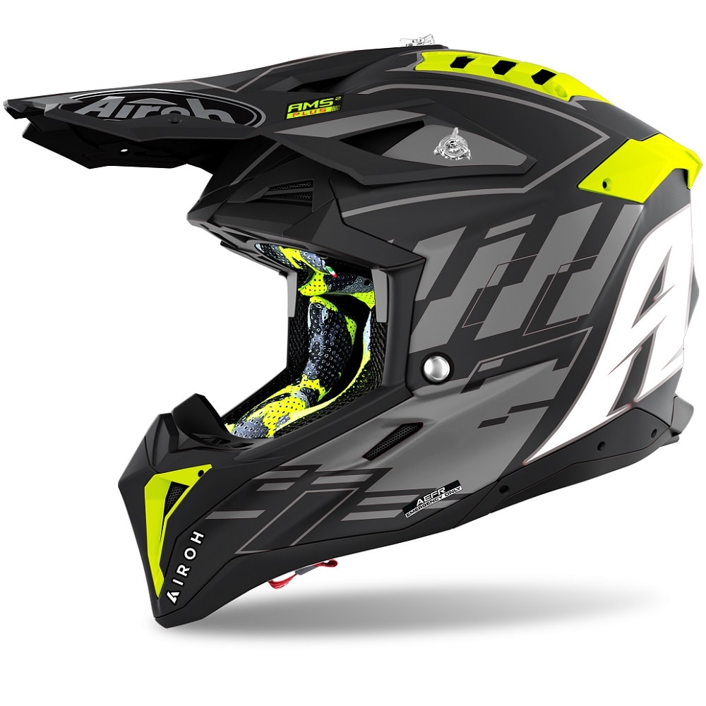 Hjälm Airoh Aviator 3, Rampage Black Matt