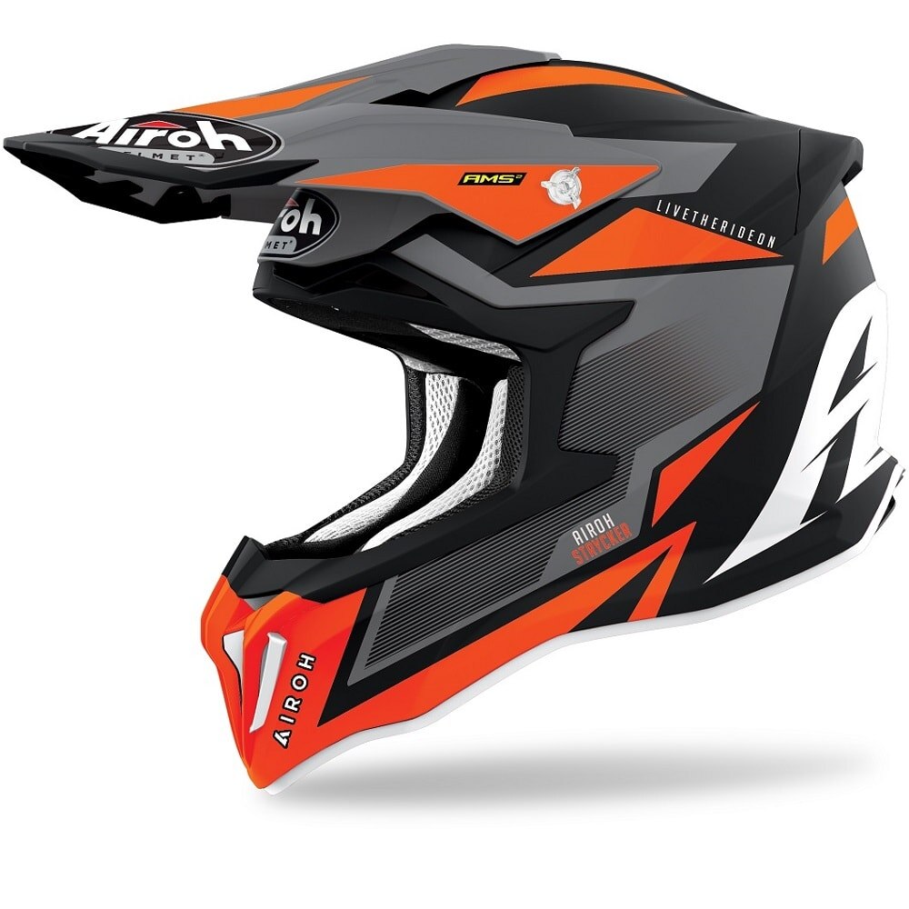 Hjälm Airoh Strycker, Axe Orange Matt