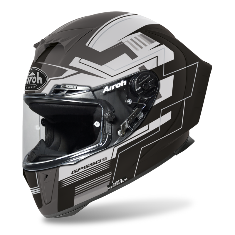 Hjälm Airoh GP 550 S, Challenge Black Matt