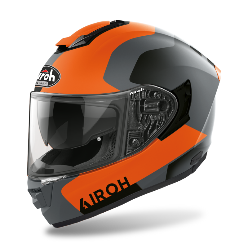 Hjälm Airoh ST.501, Dock Orange Matt