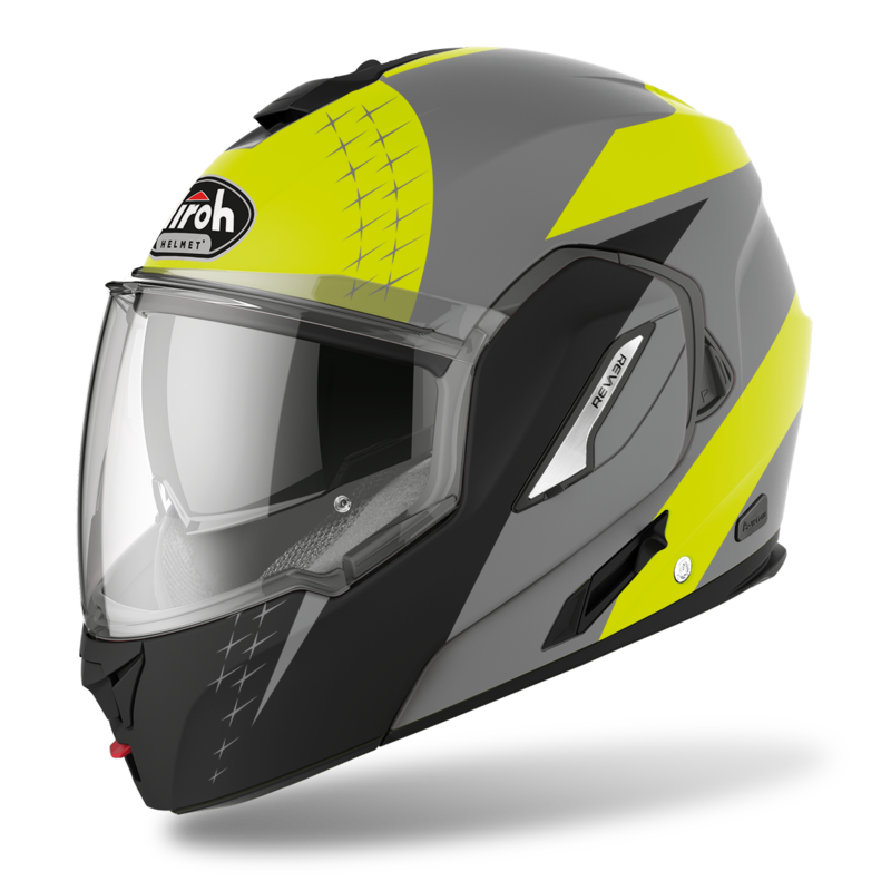 Hjälm Airoh REV 19, Leaden Yellow Matt