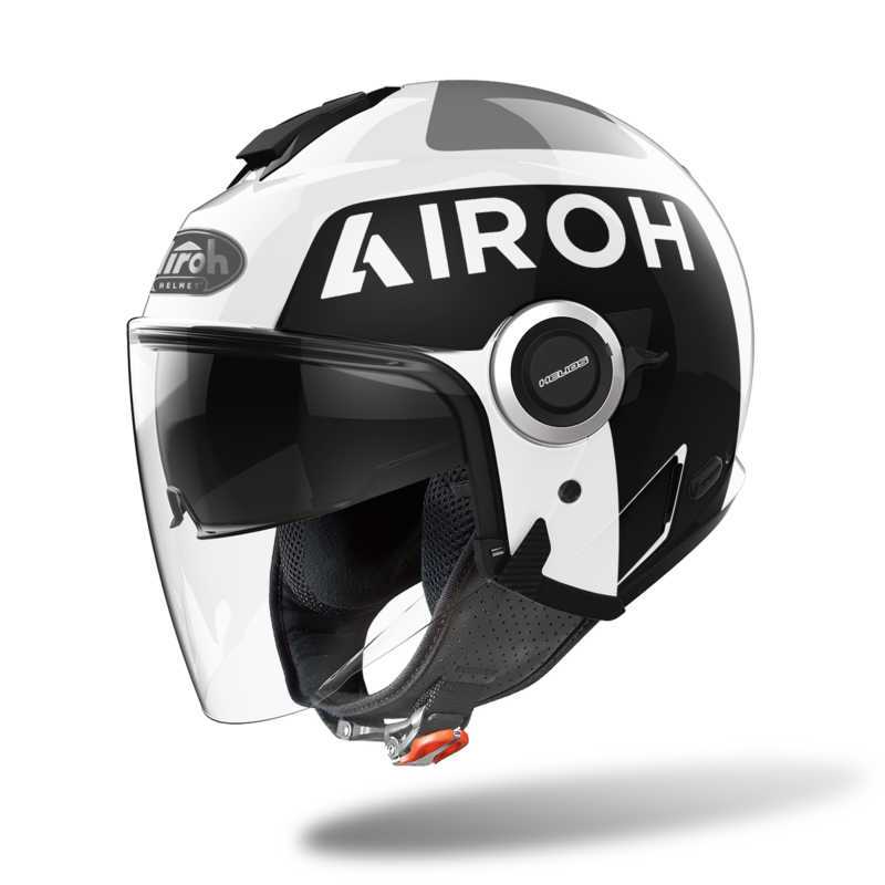 Hjälm Airoh Helios, UP White Gloss