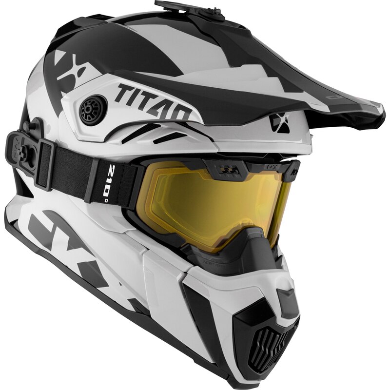 Hjälm CKX Titan Airflow, Vit