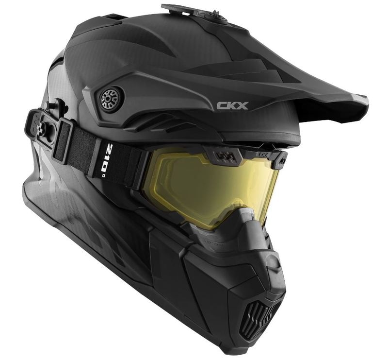 Hjälm CKX Titan Airflow, Carbon Matt