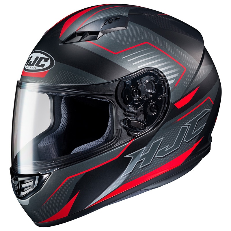 Hjälm HJC CS-15 Trion, Flatblack/Grey/Red