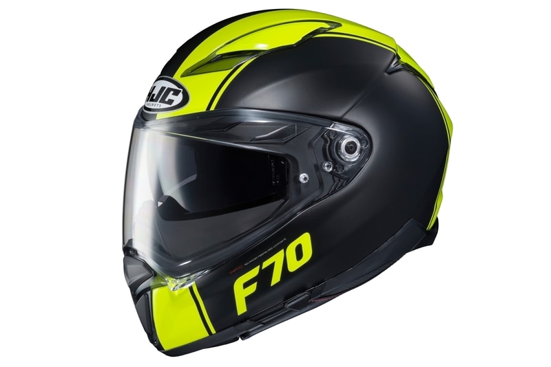 Hjälm HJC F70 Mago, Black/Yellow