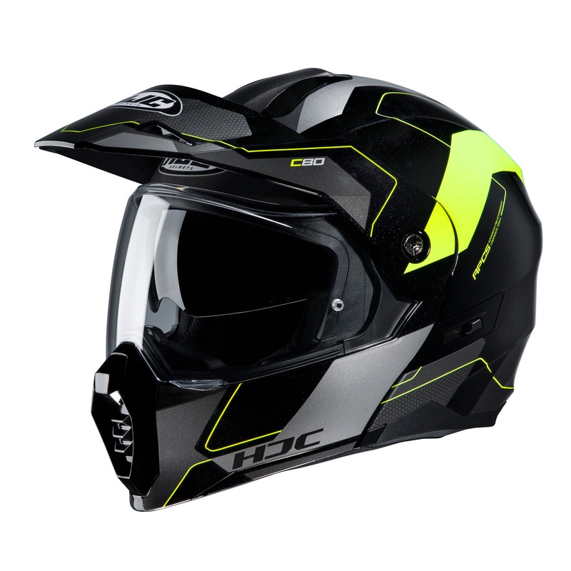 Hjälm HJC C80 Roxy, Black/Fluo Yellow