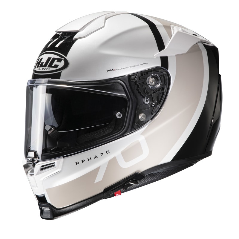 Hjälm HJC R-PHA70 Paika, White/Sand/Black