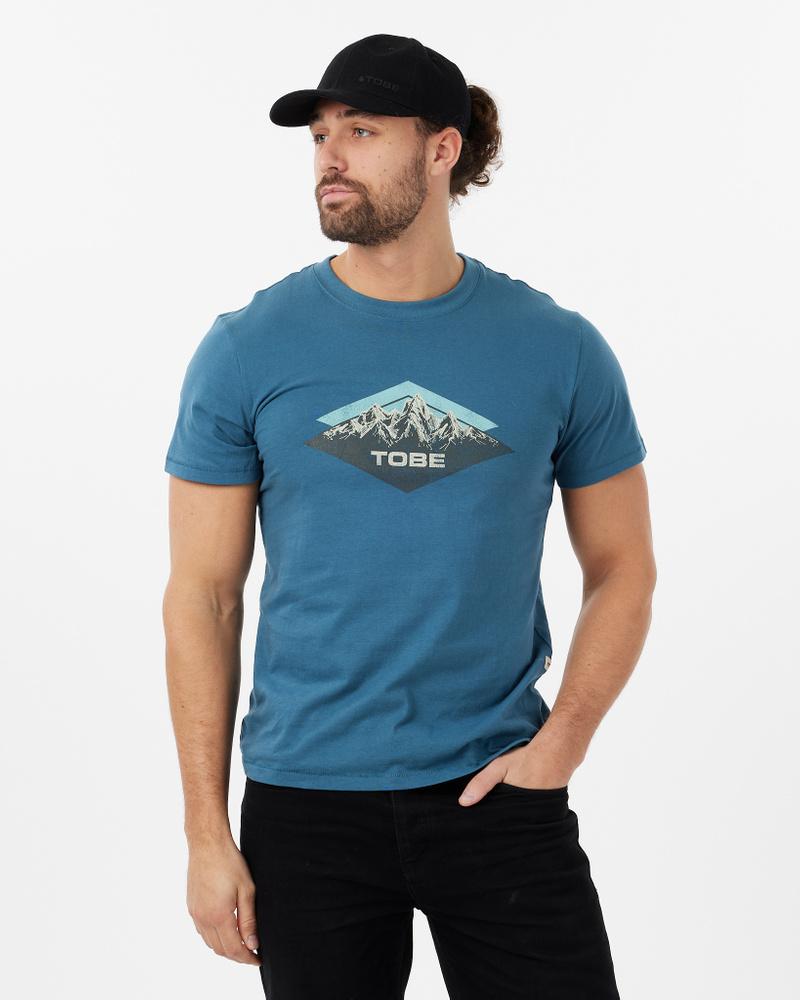 T-Shirt TOBE Path Tee, Diamond Mallard Blue