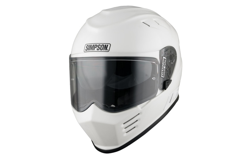 Hjälm Simpson Venom, Gloss White