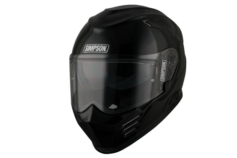 Hjälm Simpson Venom, Gloss Black