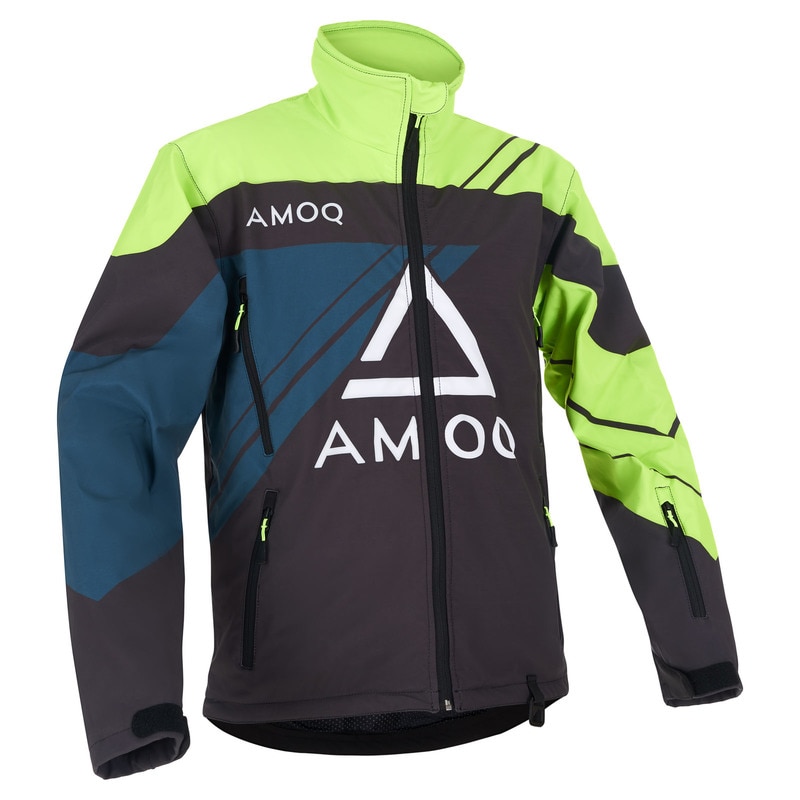 Jacka AMOQ Snowcross, Black/Hi-Vis