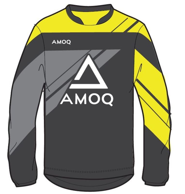 Tröja AMOQ Snowcross Jersey, Black/Hi-Vis